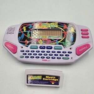 Tiger Electronics Name That Tune Handheld Game 1997 Tested Working‎ 2 Cartridges